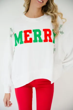 MERRY MISTLETOE PULLOVER