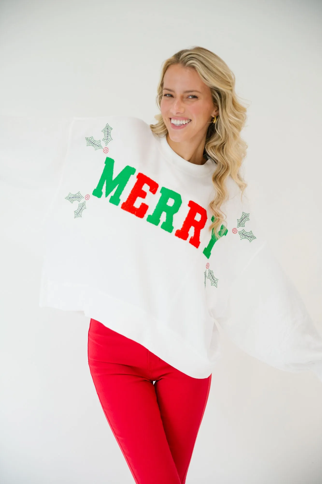 MERRY MISTLETOE PULLOVER