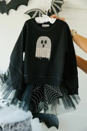 MINI KIDS GHOST FRINGE PULLOVER