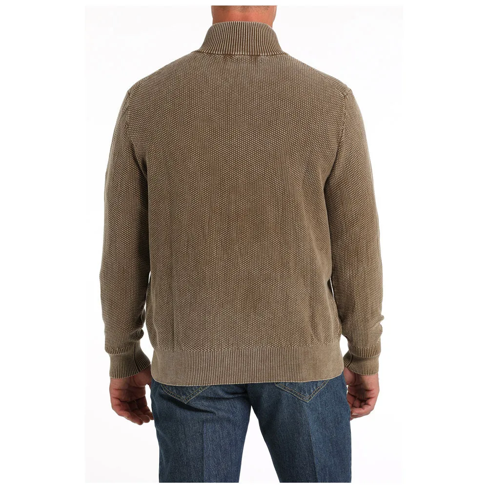 MWK1916001 Cinch Men's Long Sleeve Pullover Sweater - Brown