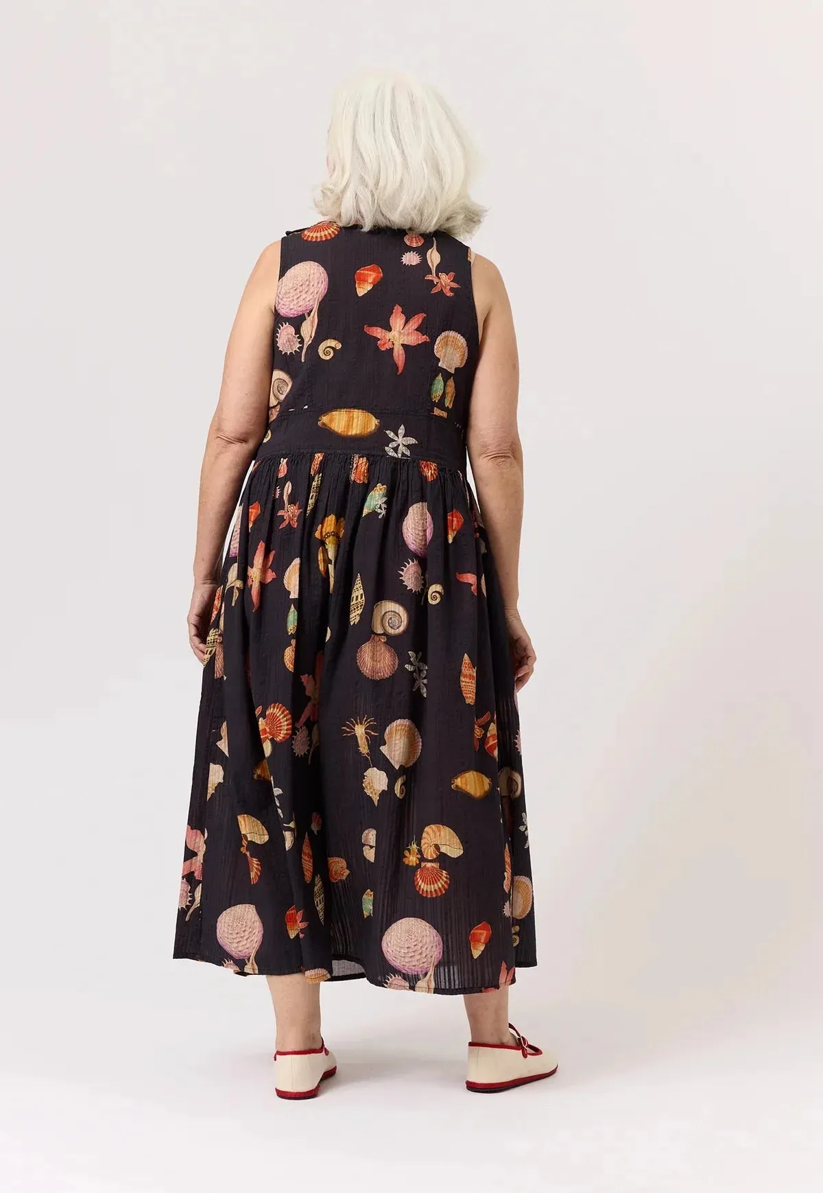 Nancybird Simpson Dress in Charcoal Shell