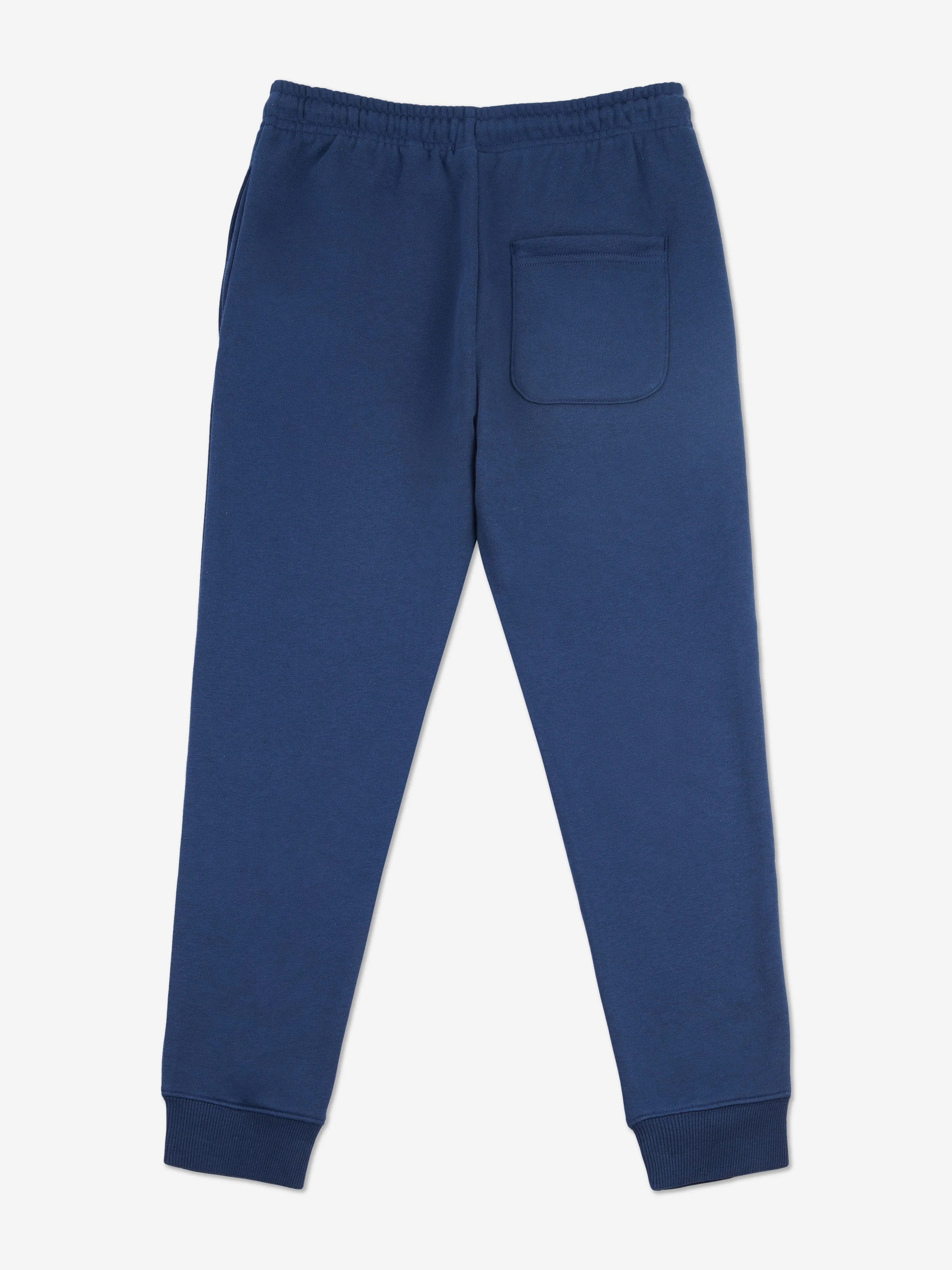 New Balance Boys Brush Back Stacked Logo Joggers in Navy