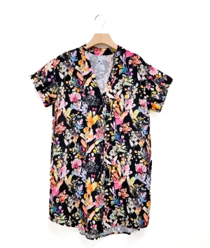 Niche - Rayon - Mila Dress - Black Watercolor Floral