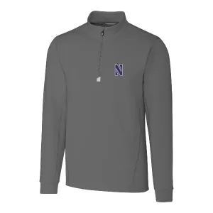 Northwestern Wildcats Men's Cutter &amp; Buck Traverse Stretch Quarter-Zip Pullover