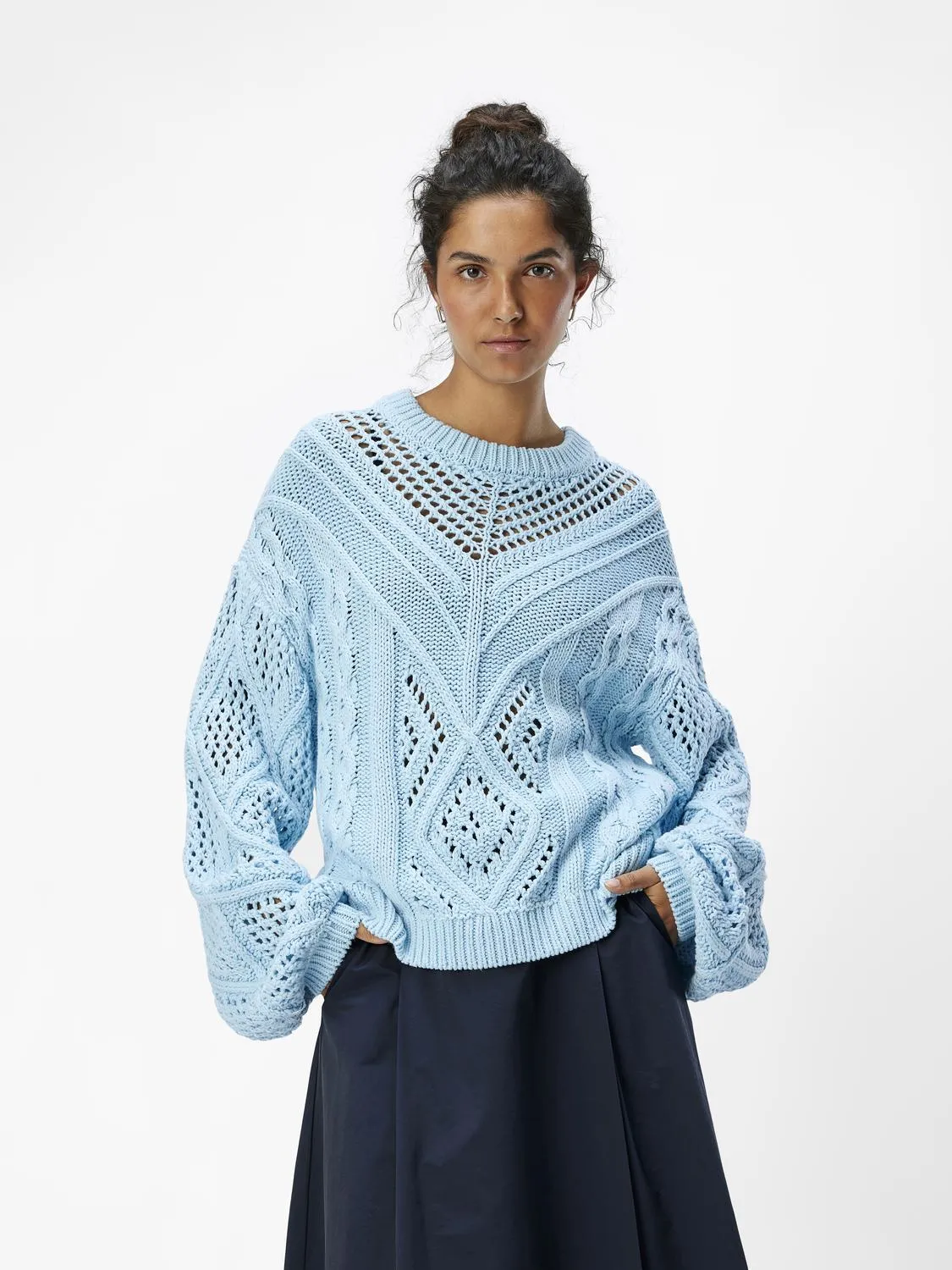 OBJDEDE Pullover - Airy Blue