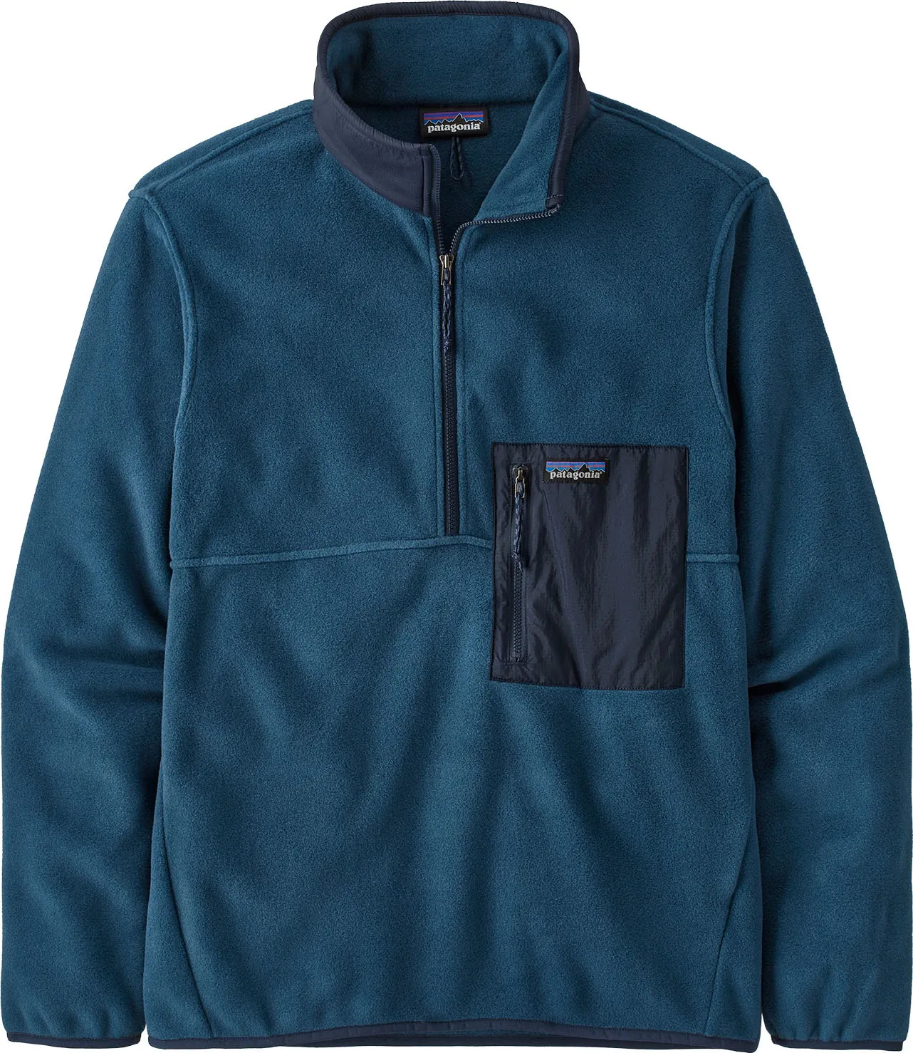 Patagonia Men&#x27;s Microdini 1/2-Zip Pullover Tidepool Blue | Buy Patagonia Men&#x27;s Microdini 1/2-Zip Pullover Tidepool Blue here | Outnorth