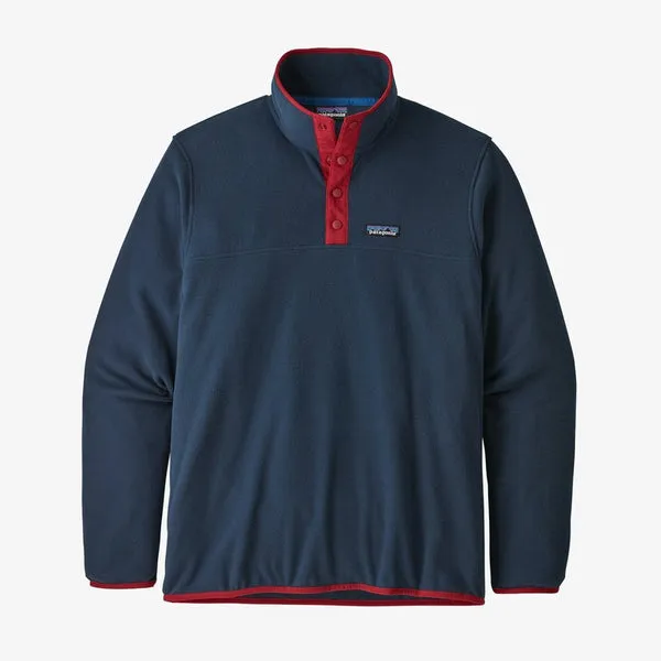 Patagonia Micro D Snap-T Pullover New Navy / Classic Red