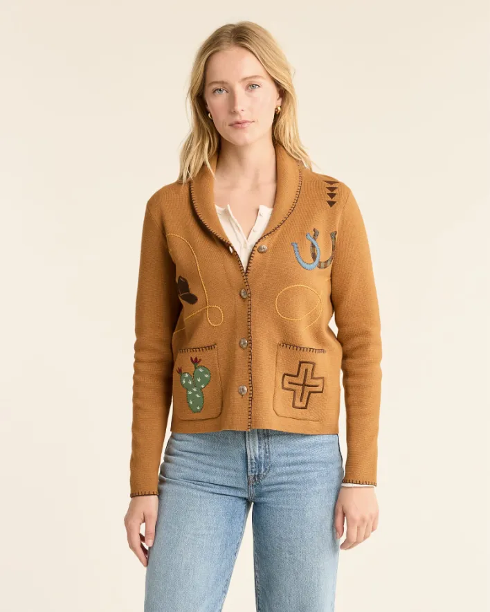 Pendleton Western Cardigan<br>Buckskin Brown