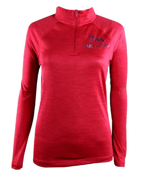 Performance Pull Over | Quarter Zip | 100% Polyester | Orange