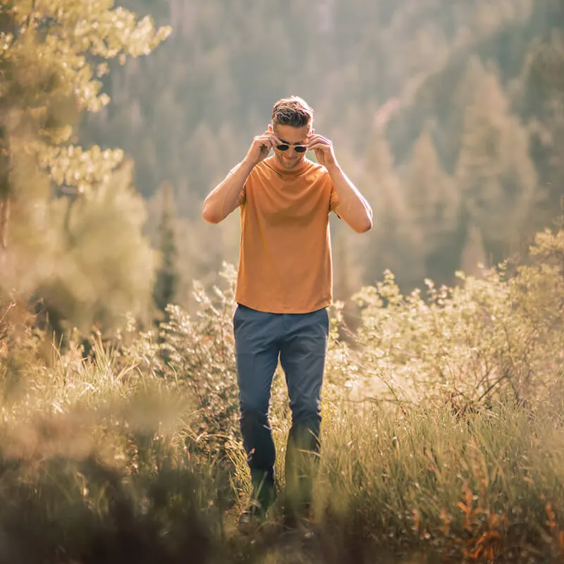 Perk Chinos in Riverside Blue