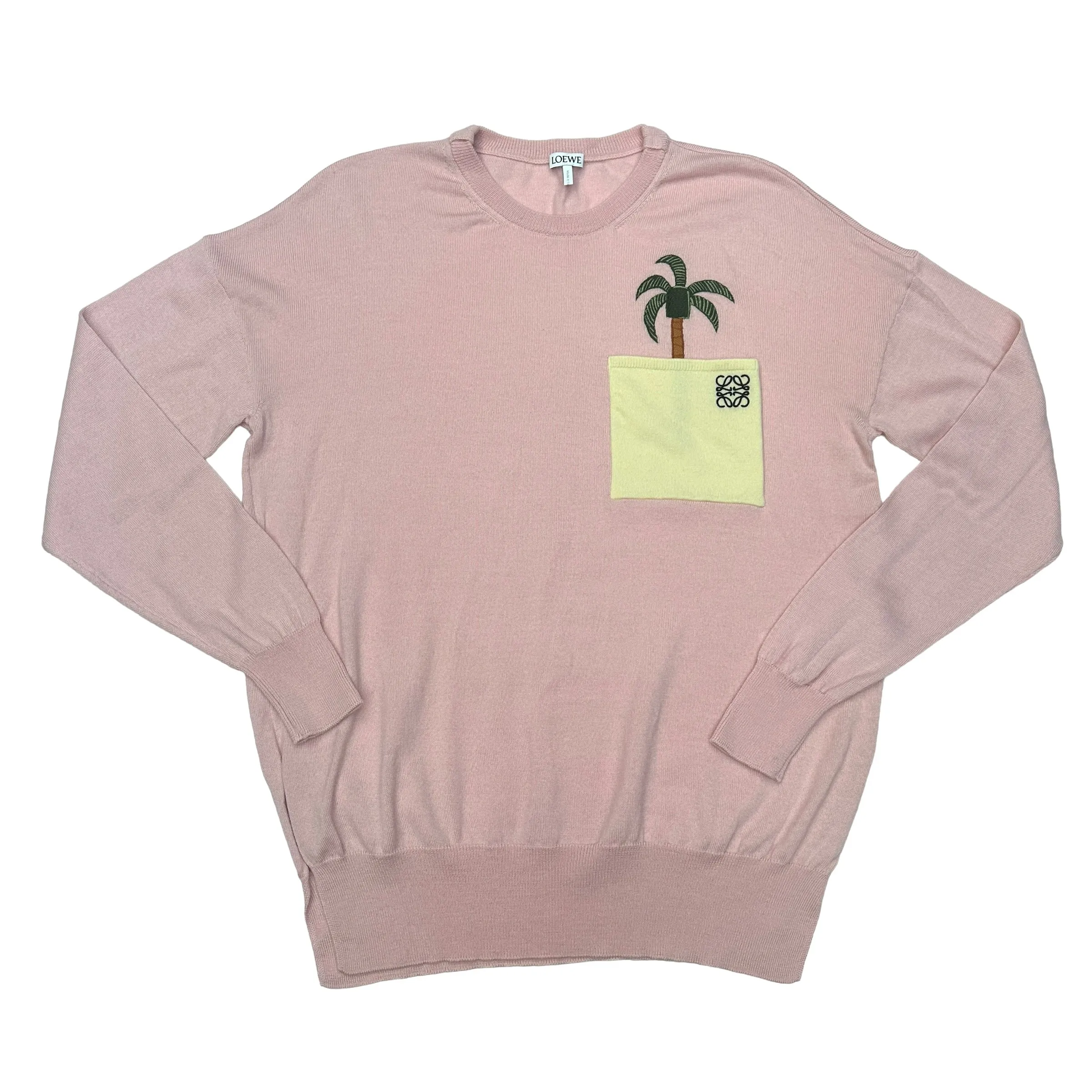 Pink Sweater w/Logo - S