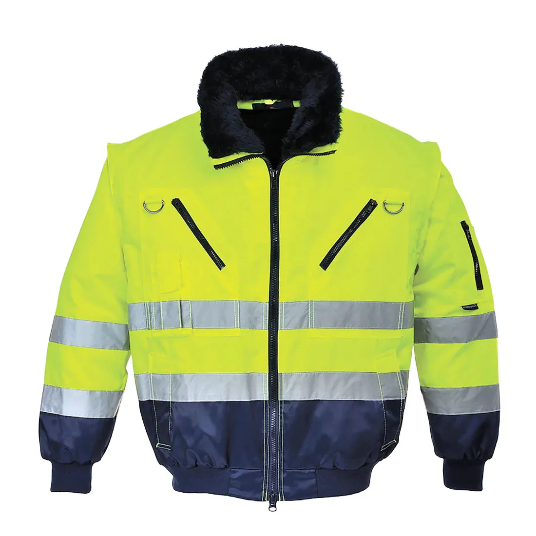 PORTWEST® Hi Vis 3-In-1 Pilot Jacket - ANSI Class 3 - PJ50