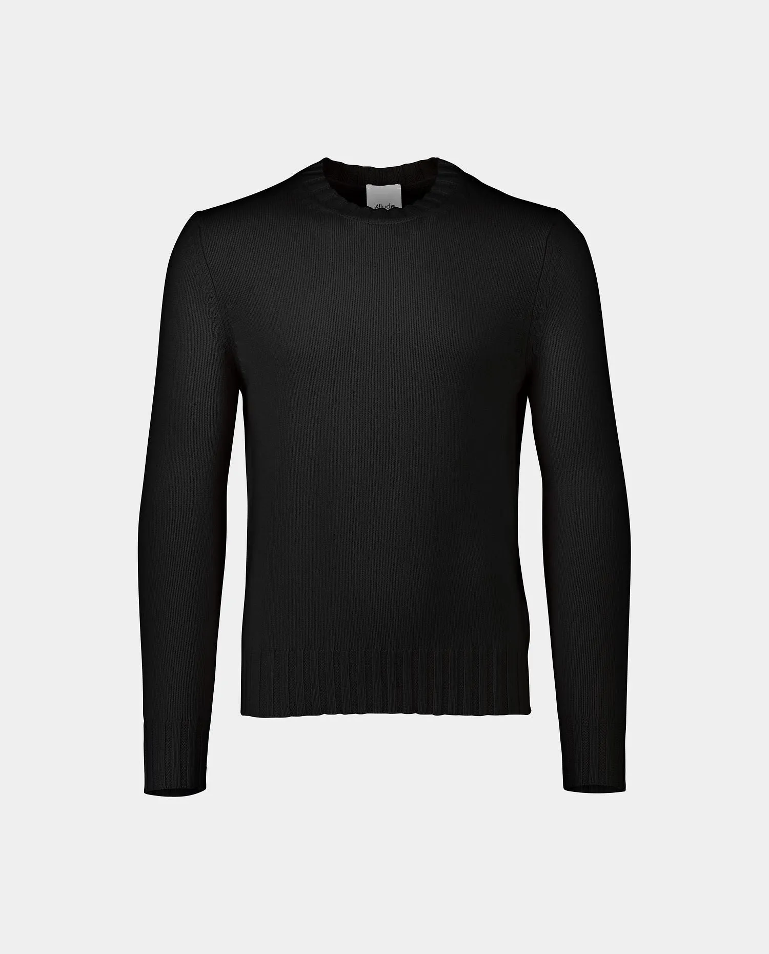 Pullover aus Cashmere in Schwarz - Gerade Passform