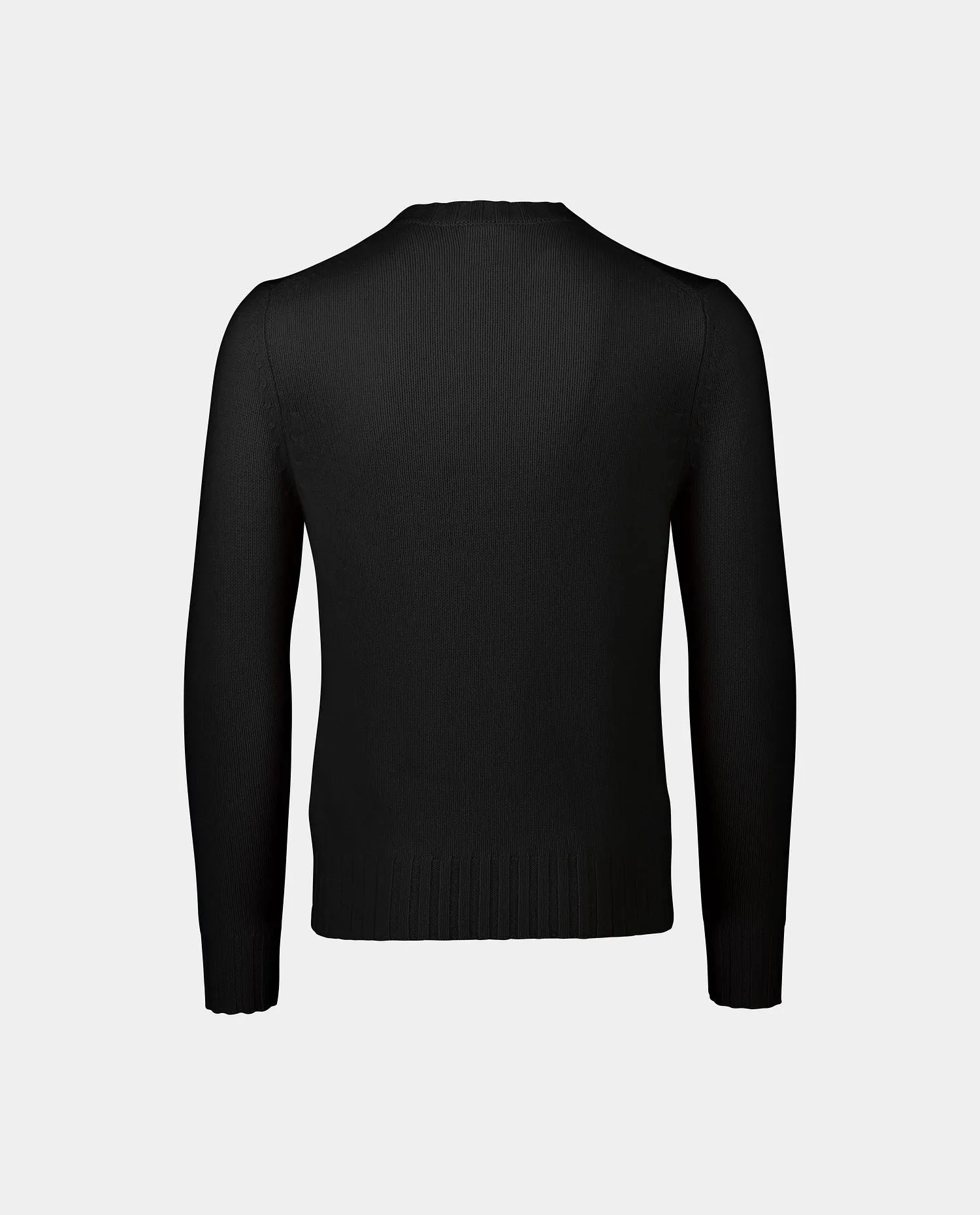 Pullover aus Cashmere in Schwarz - Gerade Passform