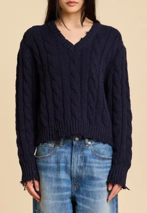 Pullover DENIMIST Cable Sweater