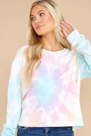 Ray Of Sunshine Ocean Gem Tie Dye Pullover