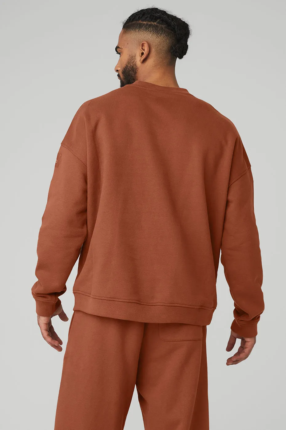 Renown Heavy Weight Crew Neck Pullover - Rust