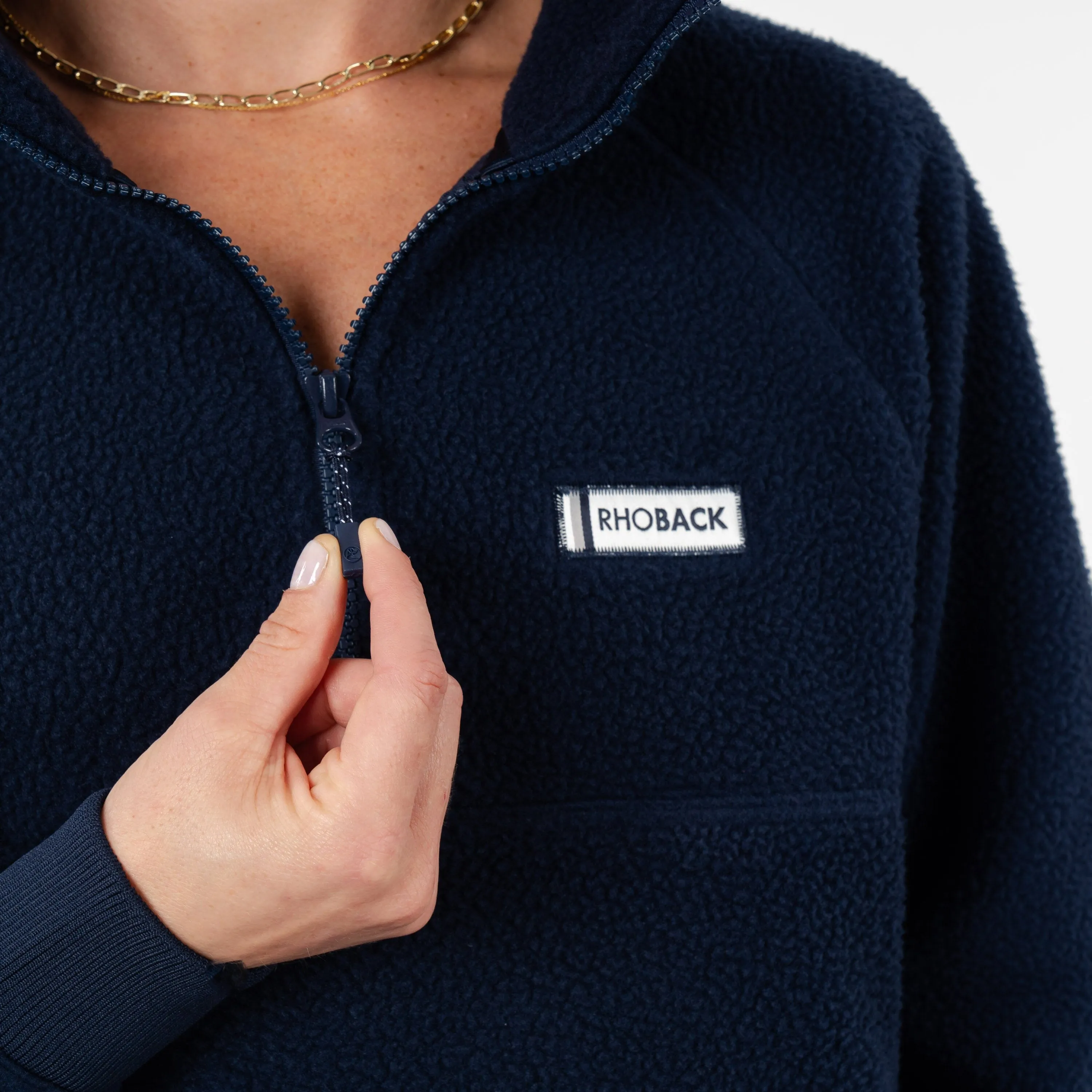 Rivanna Fleece Pullover | Solid - Fleet Navy