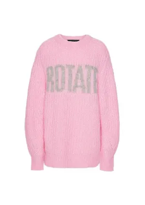 ROTATE Knitted Logo Sweater