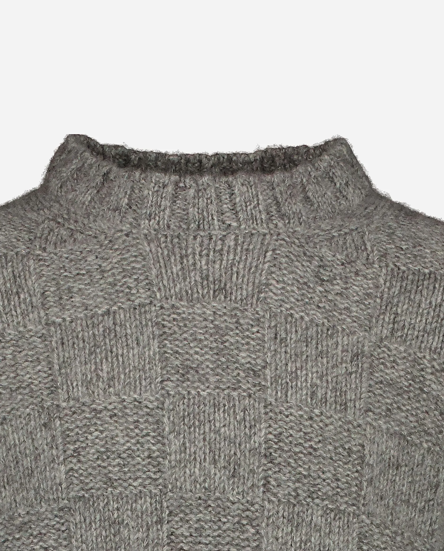 Rundhalsausschnitt Pullover aus Cashmere in Grau