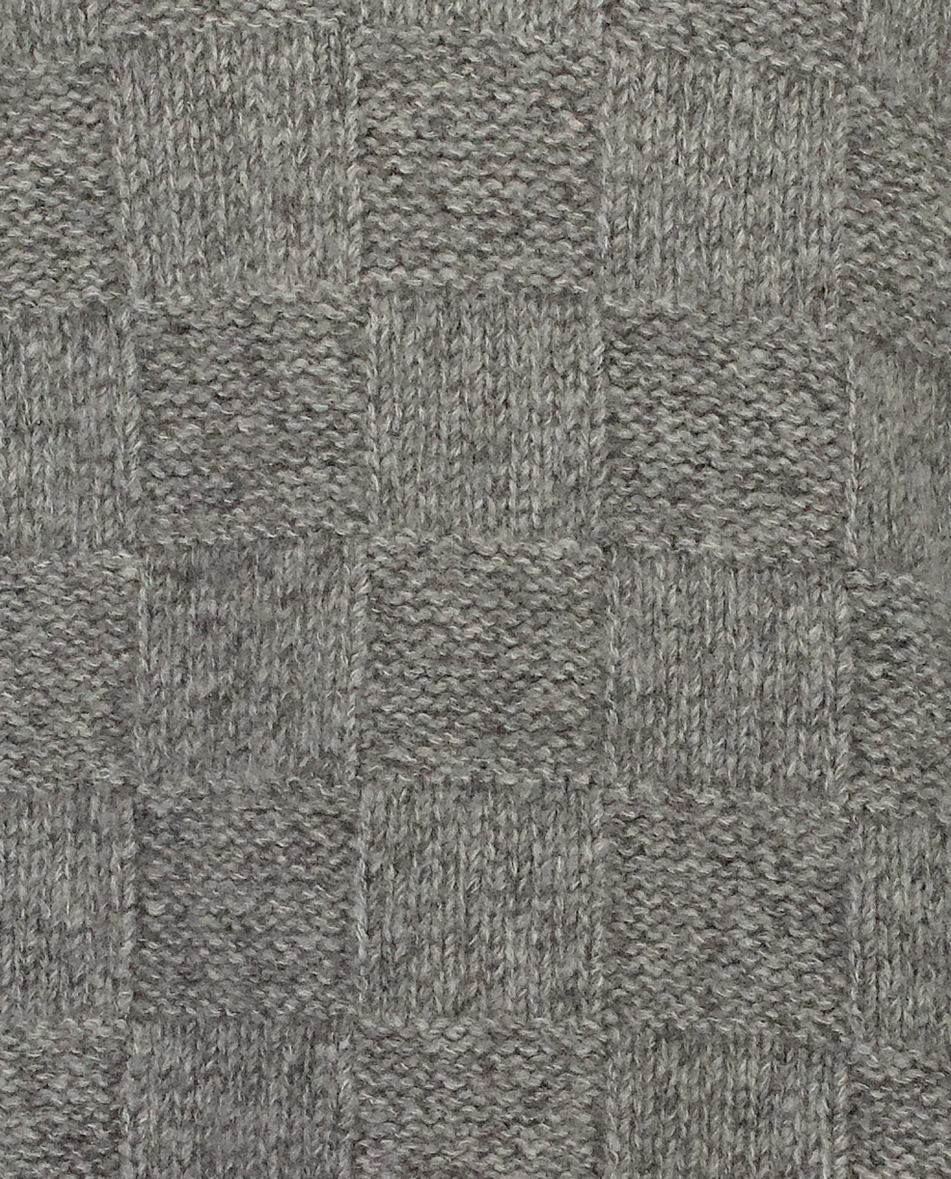 Rundhalsausschnitt Pullover aus Cashmere in Grau