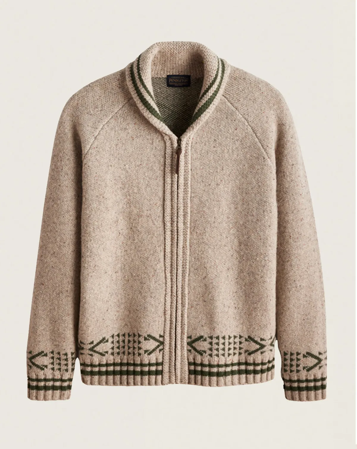 Salmon Falls Zip Sweater<br>Oatmeal