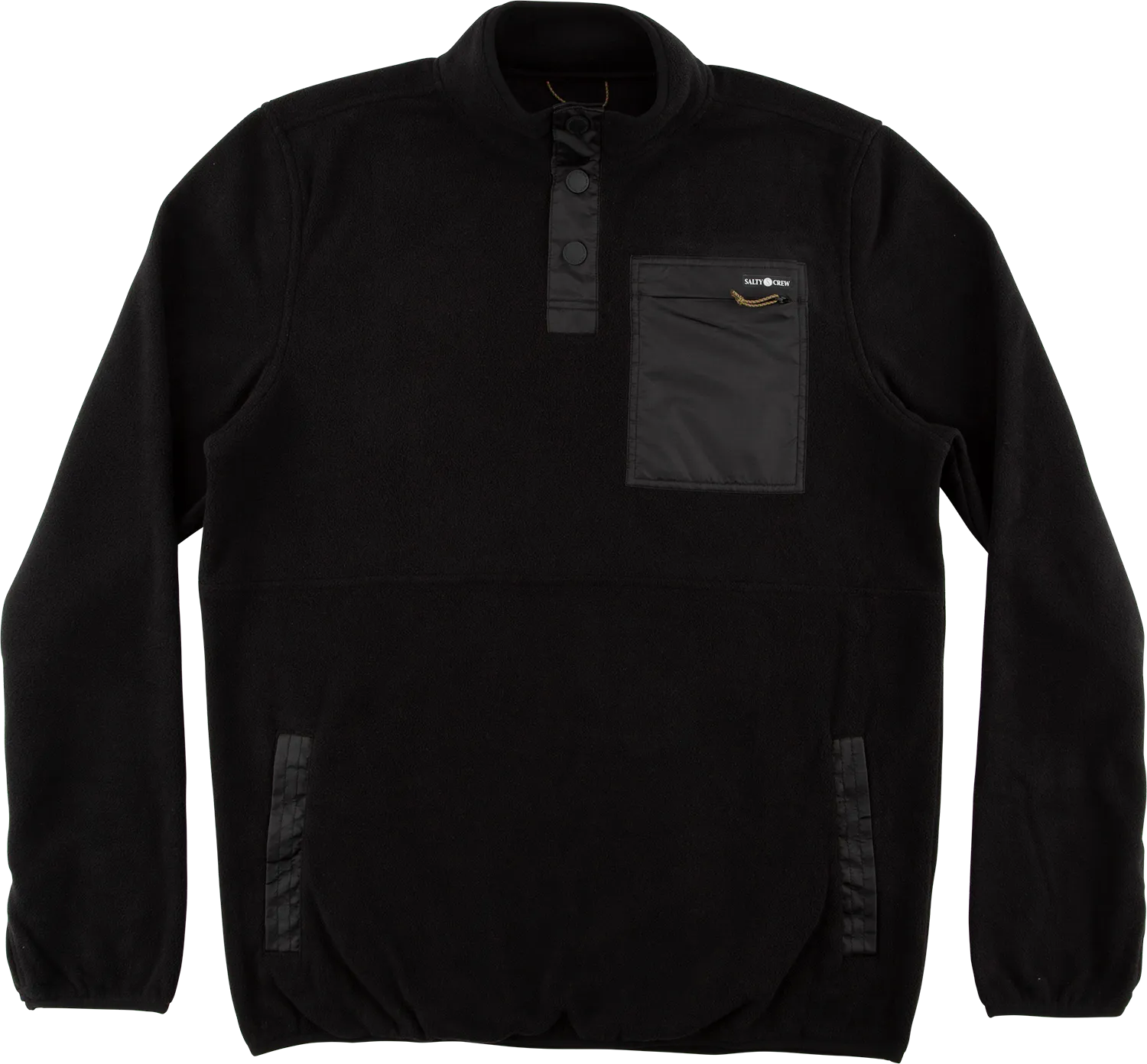 Salty Crew Men&#x27;s Edgewater Pullover Fleece Black | Buy Salty Crew Men&#x27;s Edgewater Pullover Fleece Black here | Outnorth