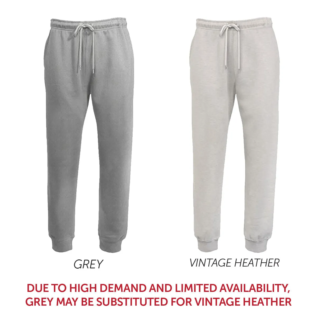 Sig Tau Vintage Grey Classic Joggers