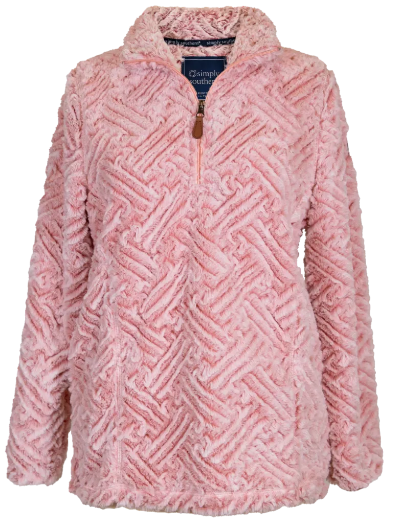 Simply Southern Weave Pullover Sherpa