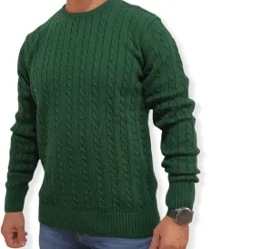 [Slim Fit] Men Pullover - Green