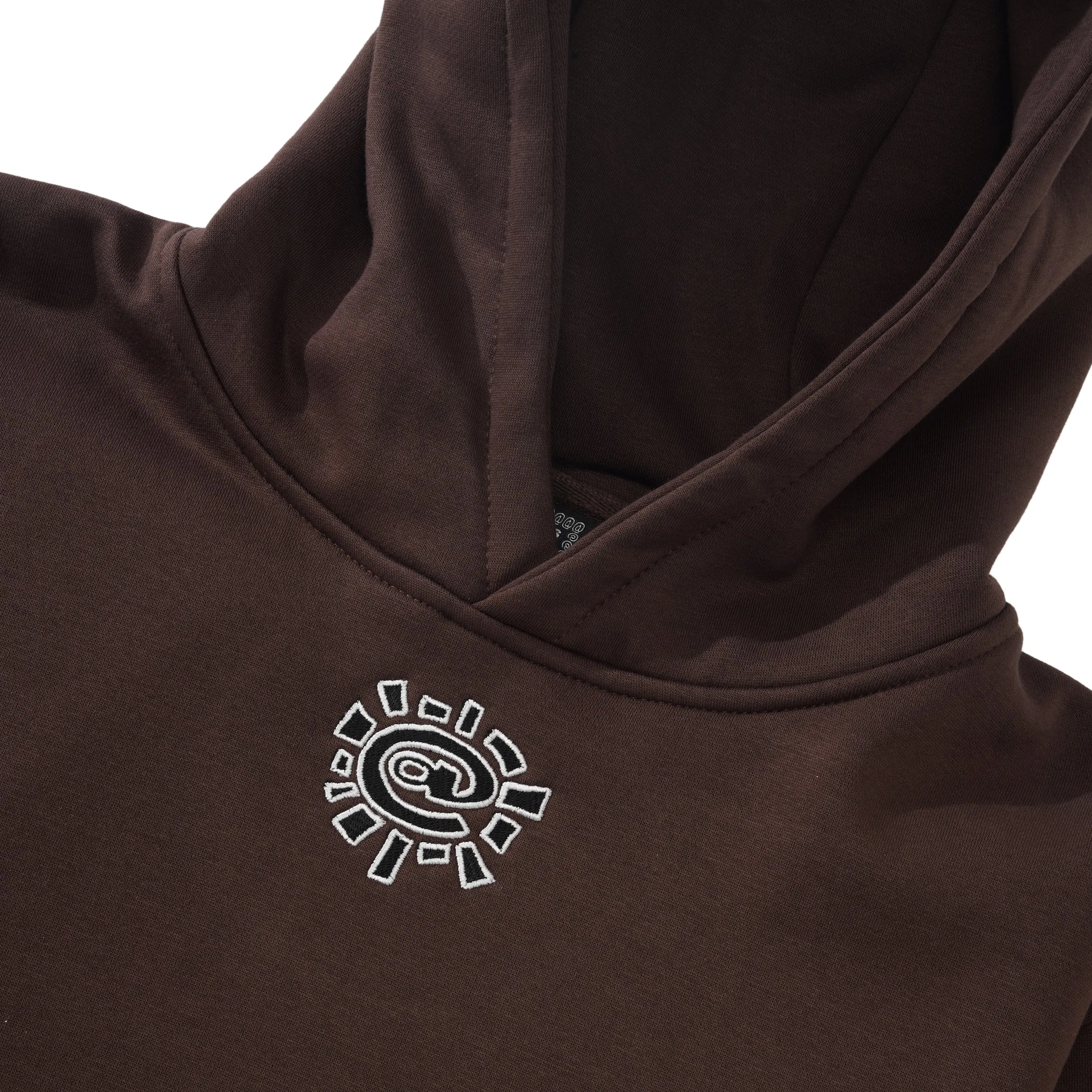 Small Embroid @sun Pullover, Brown