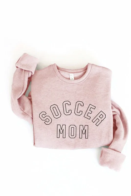 SOCCER MOM Crewneck Pullover Sweatshirt