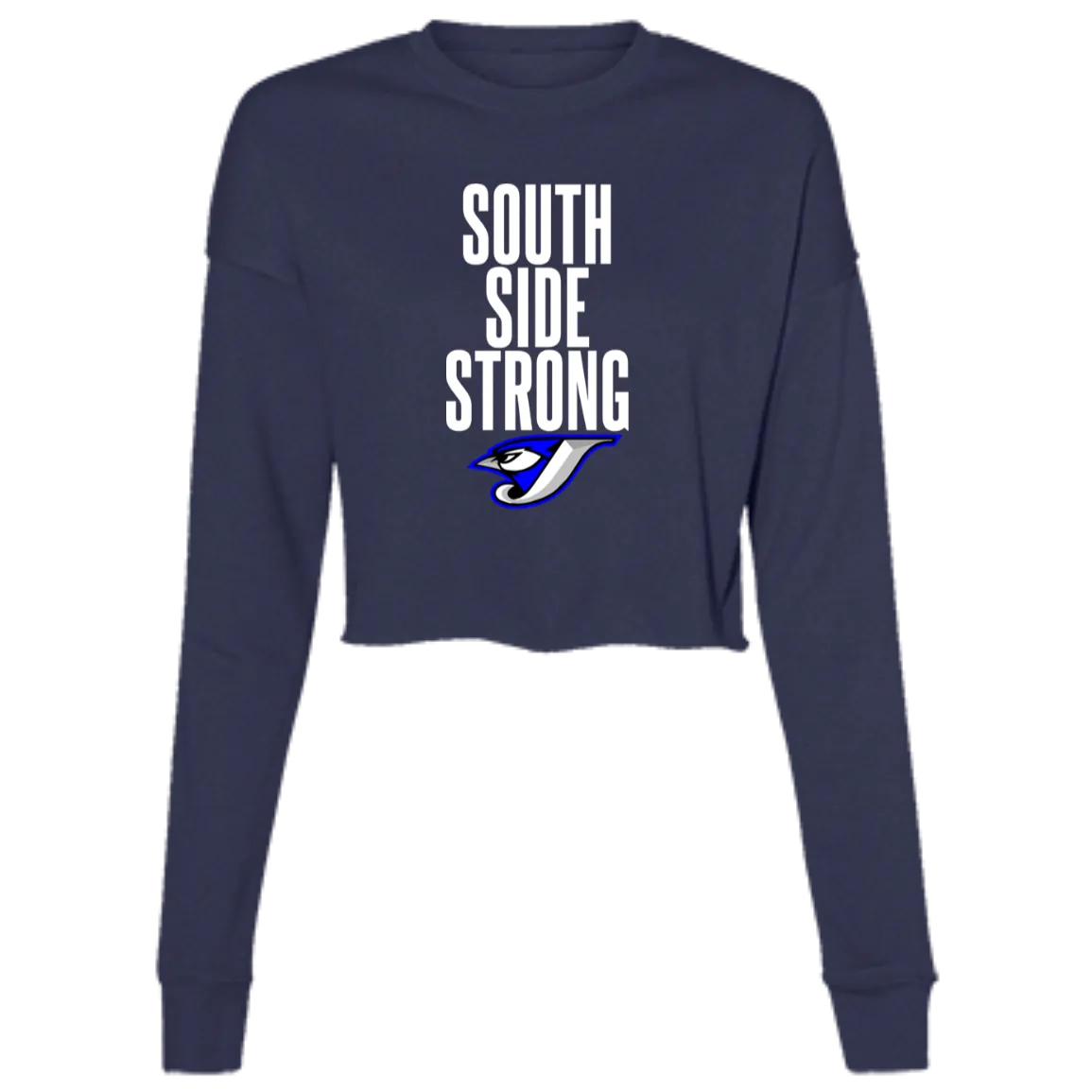 South Side Strong B7503 Ladies' Cropped Fleece Crew