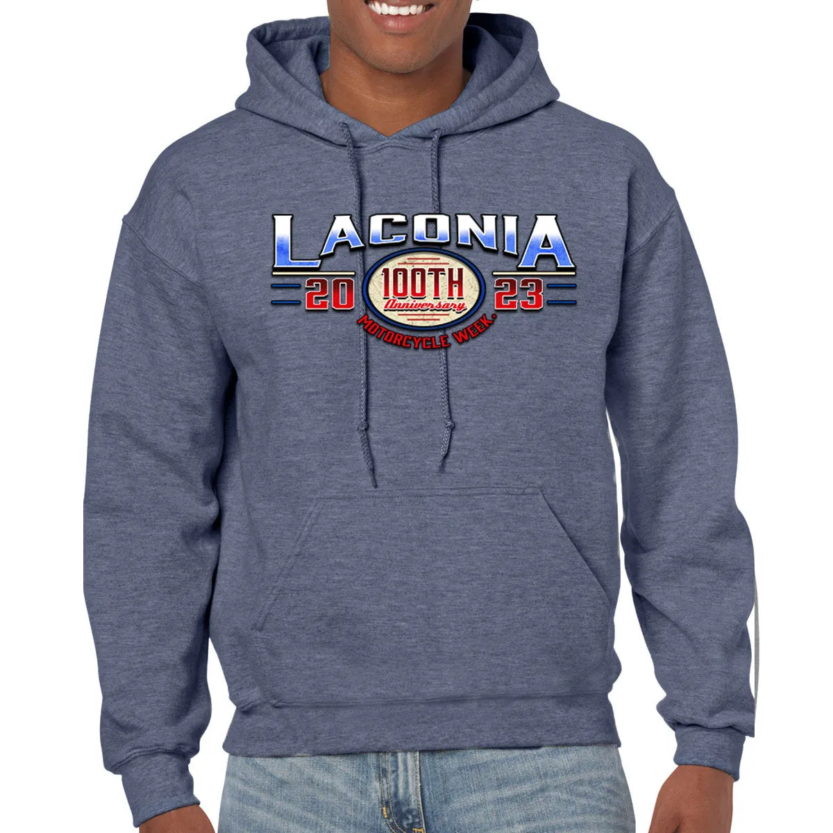 SPECIAL EDITION 2023 Laconia Motorcycle Rally One Eyed Jack's Saloon Weirs Beach Bear Pullover Hoodie