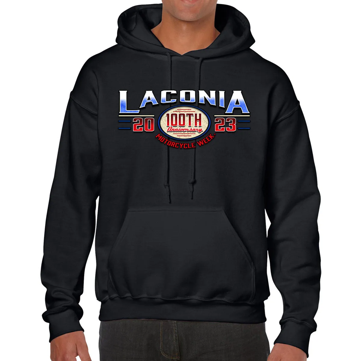 SPECIAL EDITION 2023 Laconia Motorcycle Rally One Eyed Jack's Saloon Weirs Beach Bear Pullover Hoodie