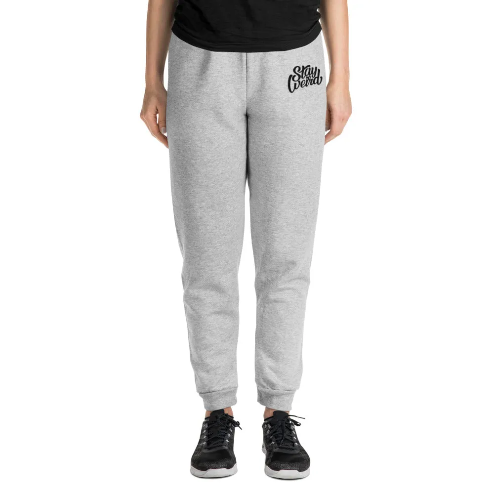 Stay Weird Joggers | Gray