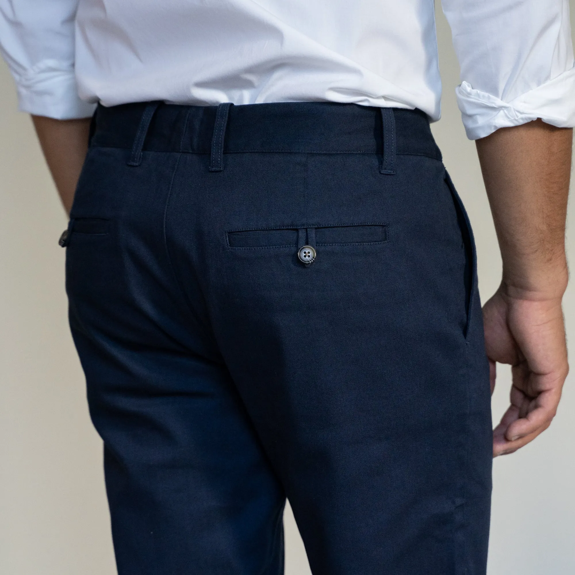 Stretch Chinos Standard Fit - Navy