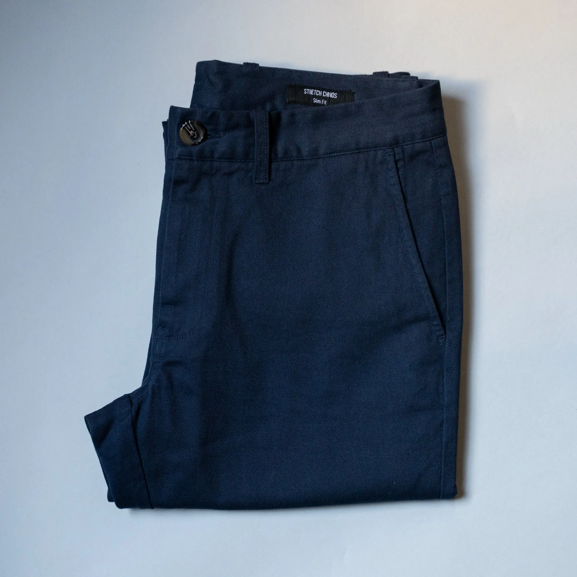 Stretch Chinos Standard Fit - Navy