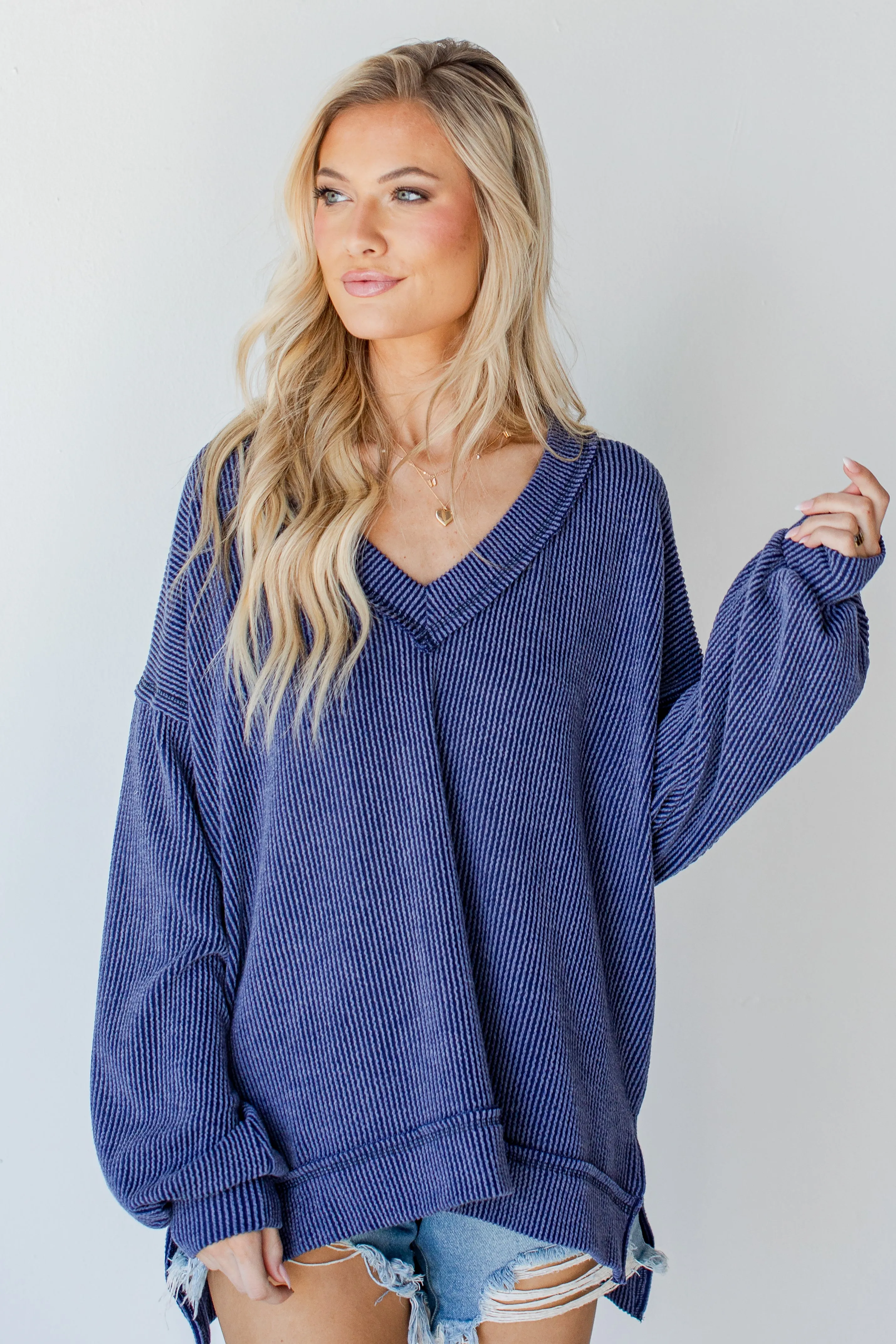 Take The Day Off Corded Pullover