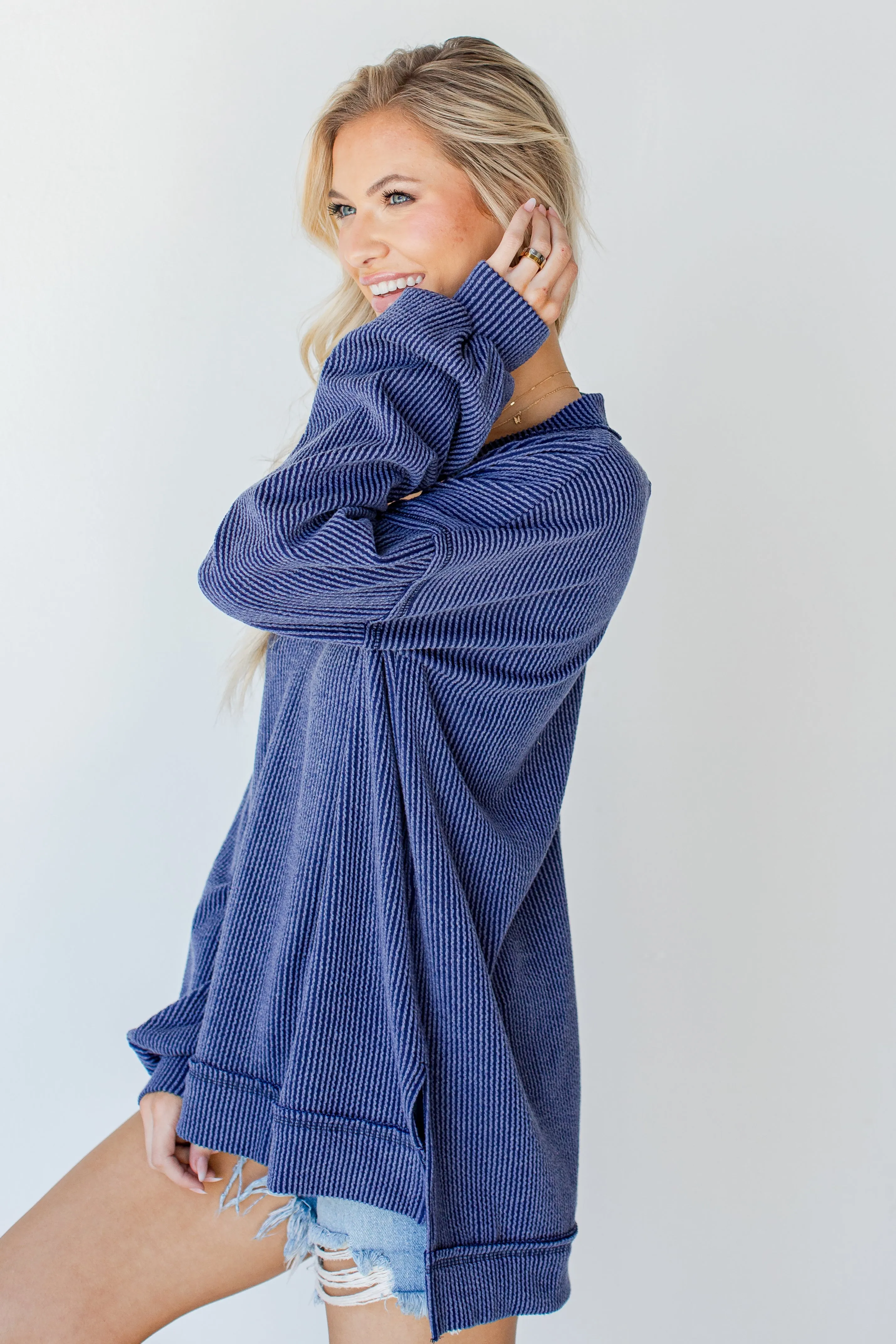 Take The Day Off Corded Pullover