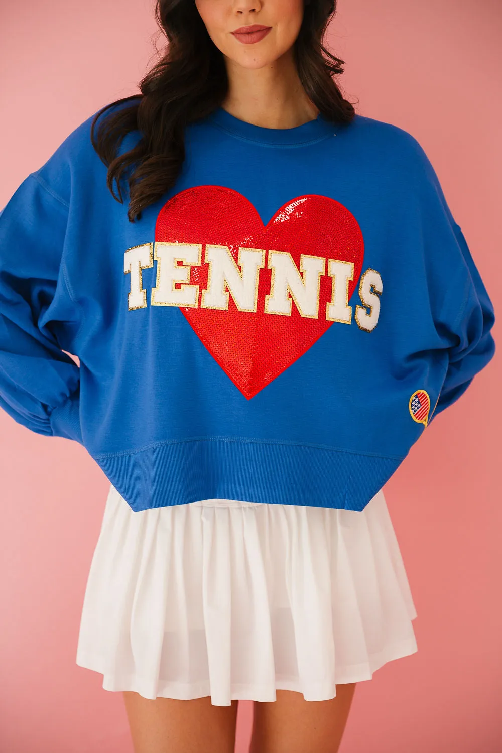 TENNIS LOVE ROYAL PULLOVER