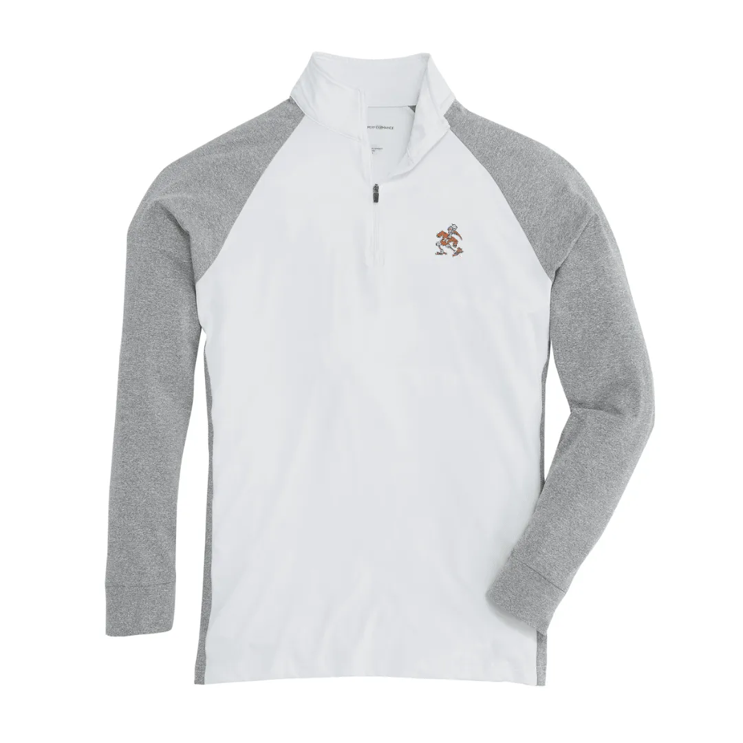 University of Miami Lee Performance 1/4 Zip