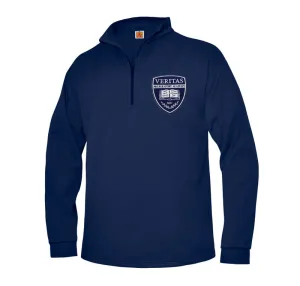 Veritas Prep Unisex Quarter Zip Fleece Pullover