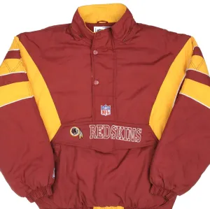 VINTAGE NFL WASHINGTON REDSKINS STARTER PROLINE PULLOVER JACKET 1990S SIZE XL