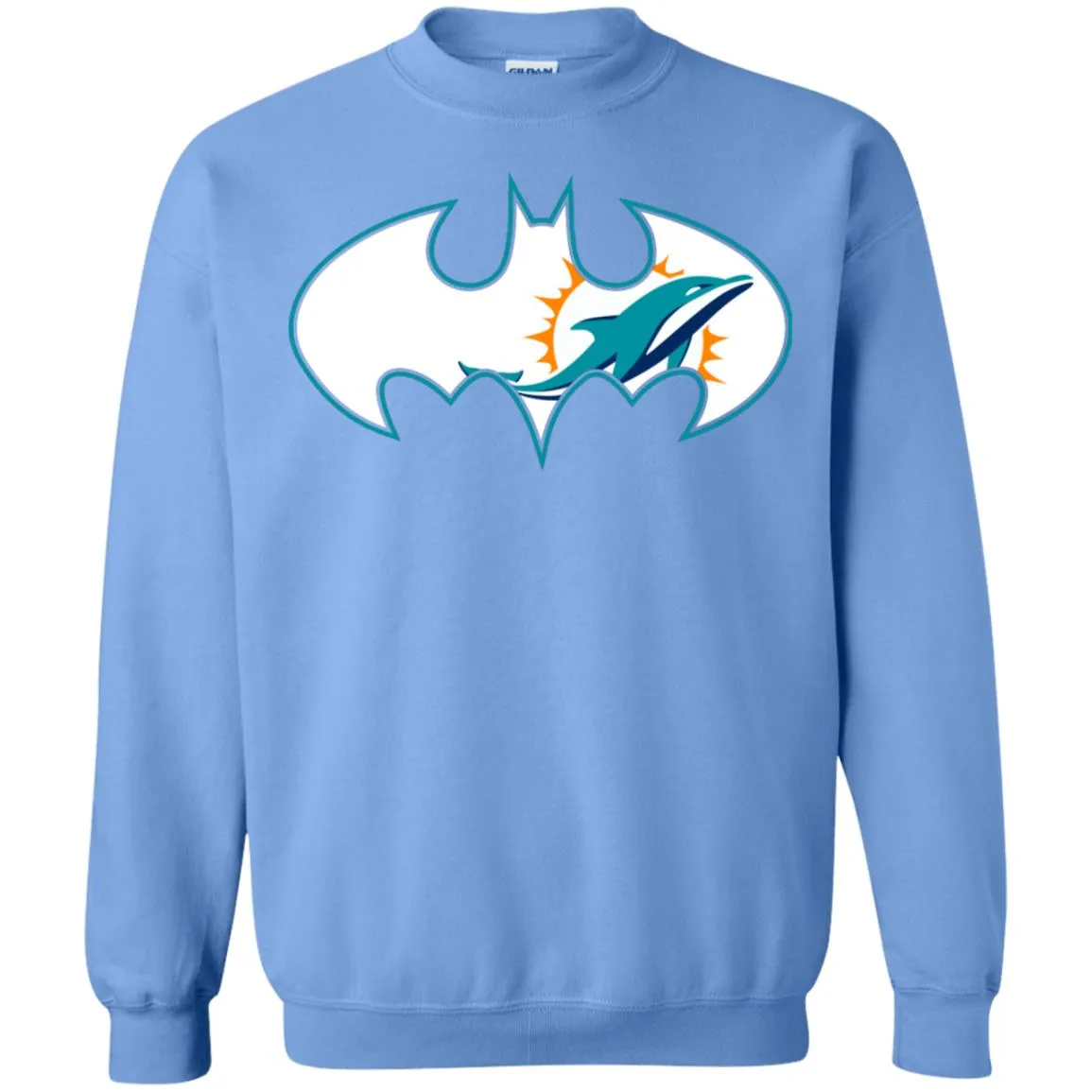 We Are The Miami Dolphins Batman Nfl Mashup Crewneck Pullover Sweatshirt