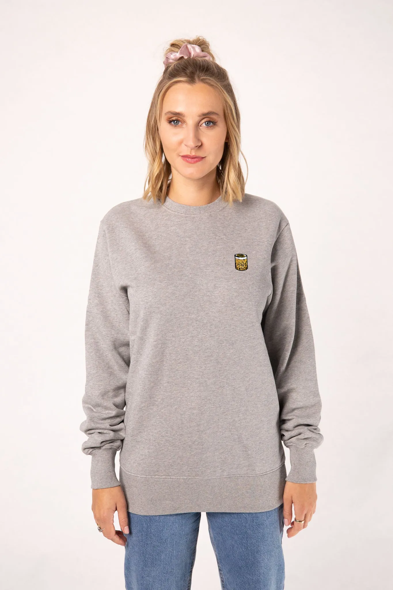 Whisky Sour | Bestickter Bio-Baumwoll Frauen Pullover