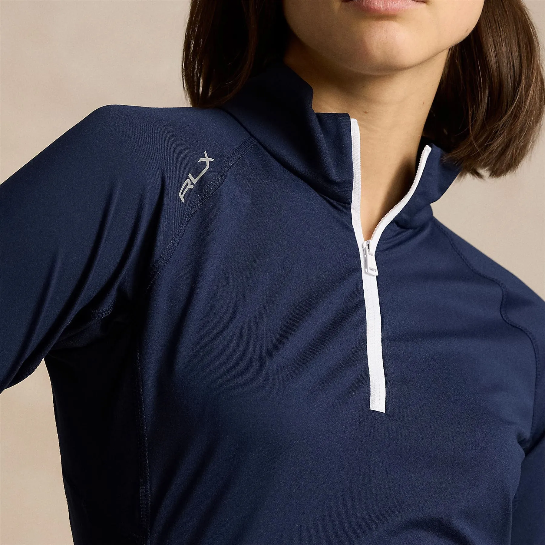 Womens RLX Performance Quarter Zip Refined Navy - AW24